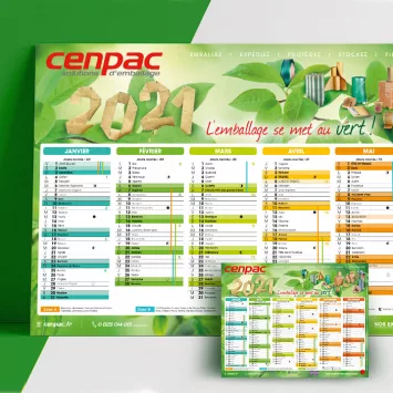 Calendrier Cenpac 2021