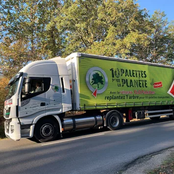 Bâche camion 10 palettes pour la Planète