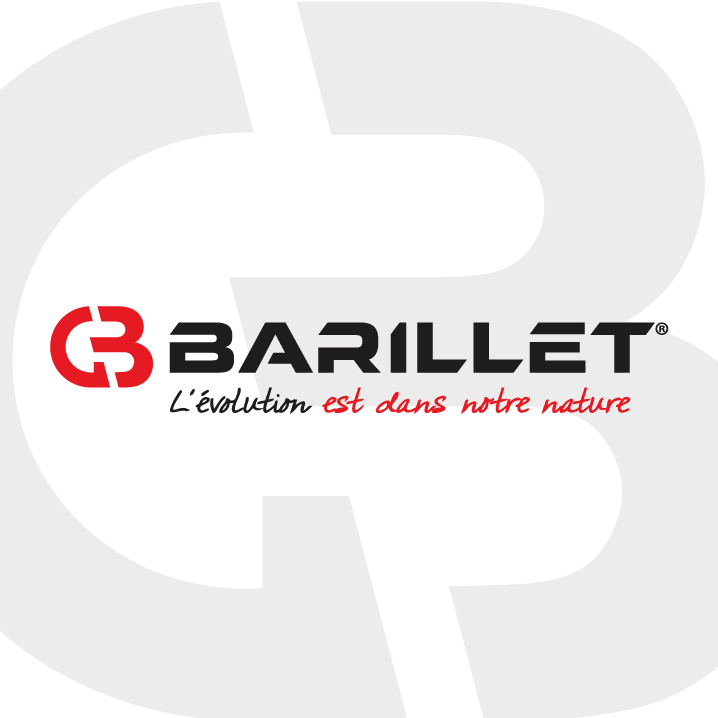 Logo 100 ans de Barillet : kakémono, catalogue spécial et flyers sur mesure