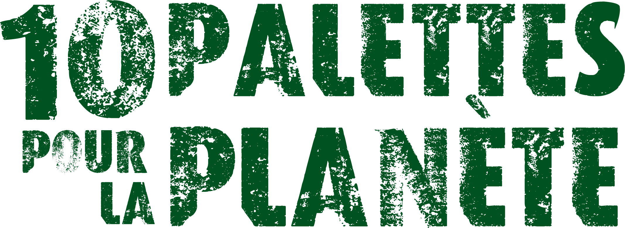 Logo 10 PALETTES POUR LA PLANÈTE : Bâche camion