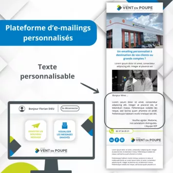Plateforme d'e-mailings personnalisés