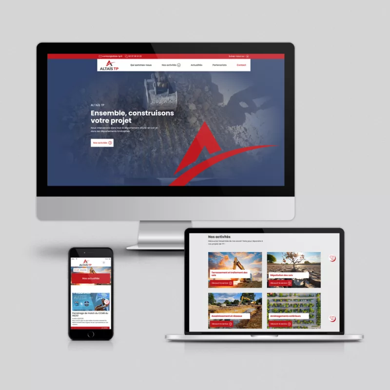 Création de site internet – ALTAIS TP