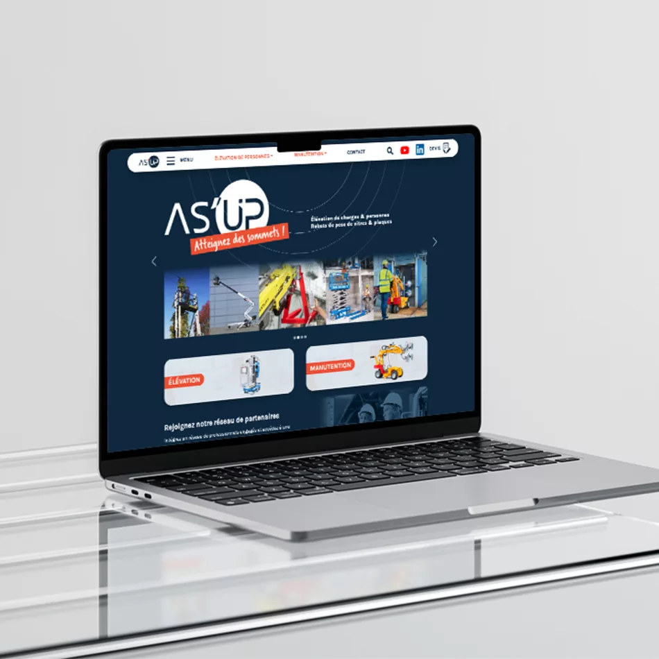 Création d’un site internet sur mesure pour As’Up