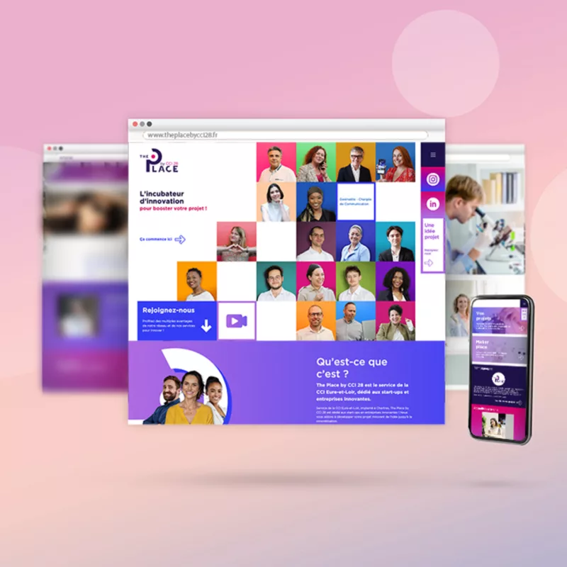 Site internet – THE PLACE