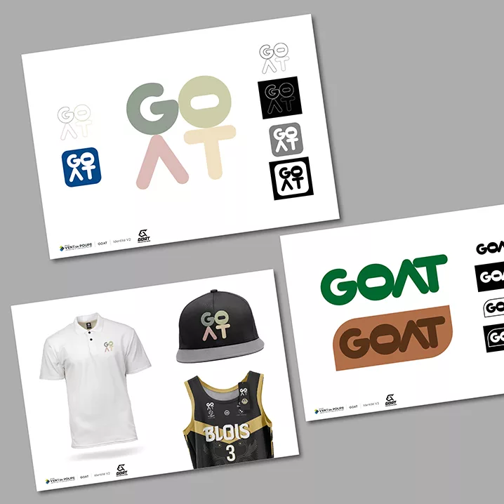 Identité de marque – GOAT (Game Over After Training)