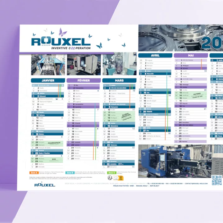 Calendrier 2025 – Rouxel Group