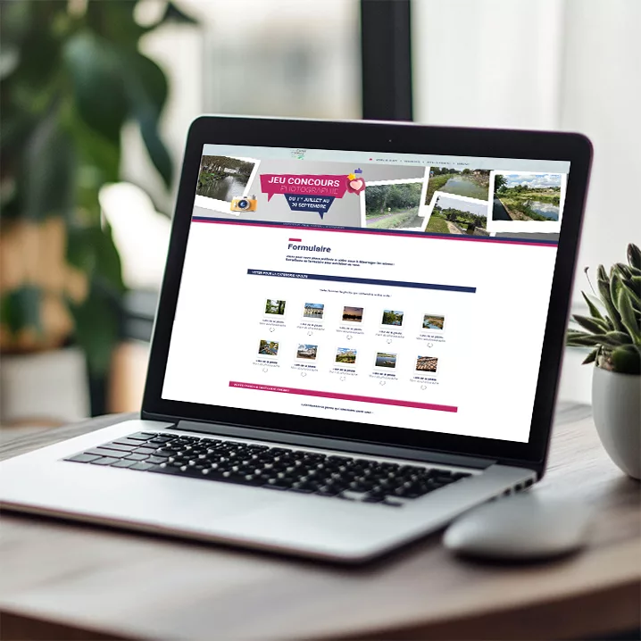 Site de vote pour le concours photo du Canal de Berry